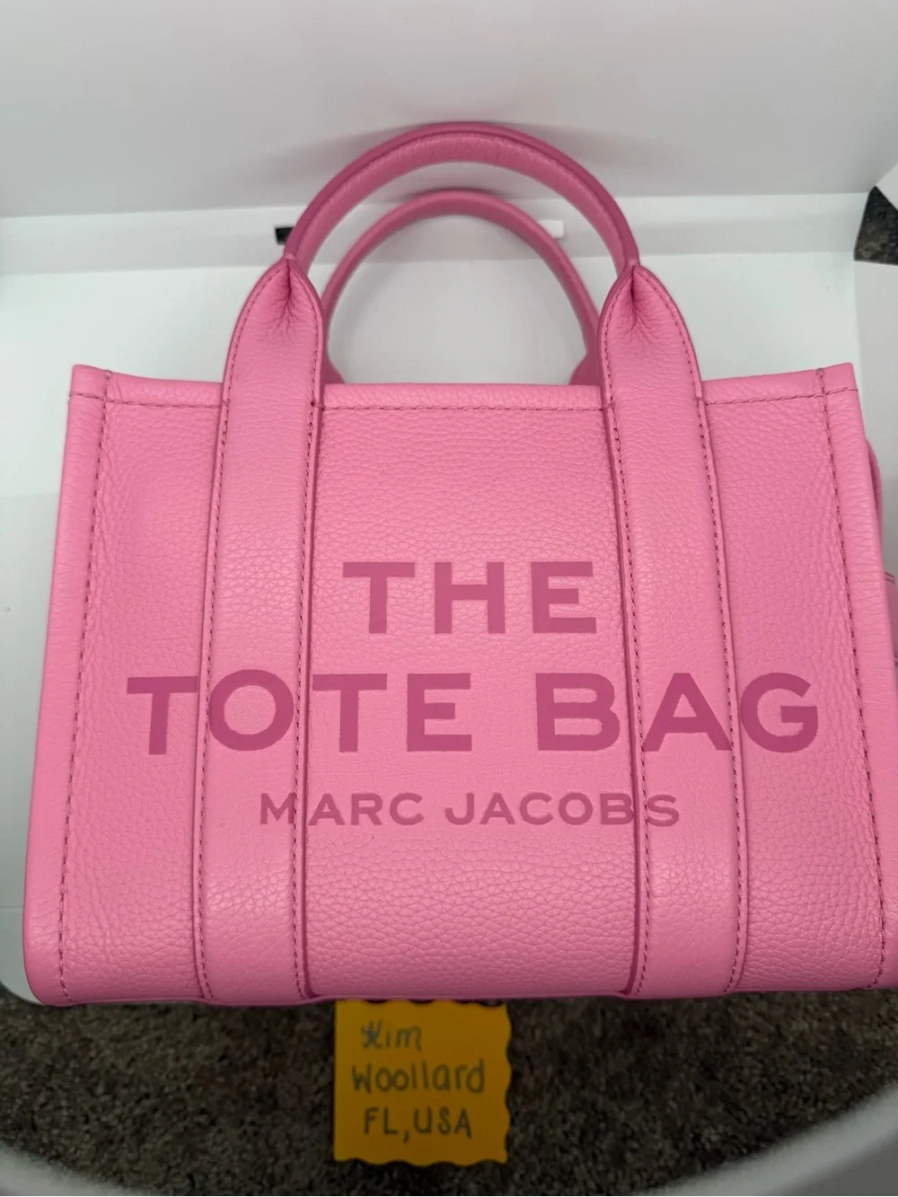 Marc Jacobs Small The Tote Bag - Candy Pink - Picture 3 of 16